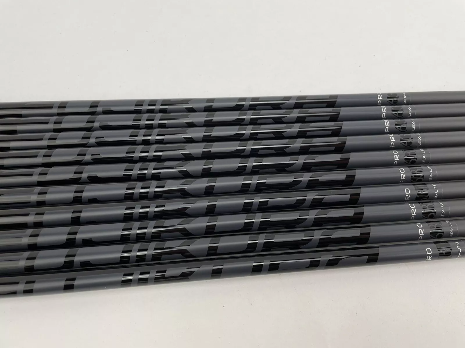 Fujikura Pro 63i Iron Shaft Set (10) Lite Senior Flex Graphite Shafts /New Uncut